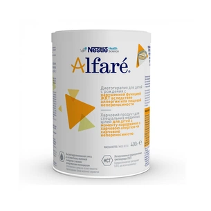 Дитяча суміш Nestle Alfare лікувальна 0+ міс. 400 г (7613034815965) зображення 1