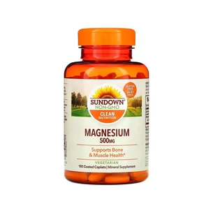 Мінерали Sundown Магній, 500 мг, Magnesium, Sundown Naturals, 180 каплет (SDN-30173) зображення 1