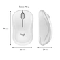 Мишка Logitech M220 Silent Offwhite (910-006128) - зменшене зображення 8