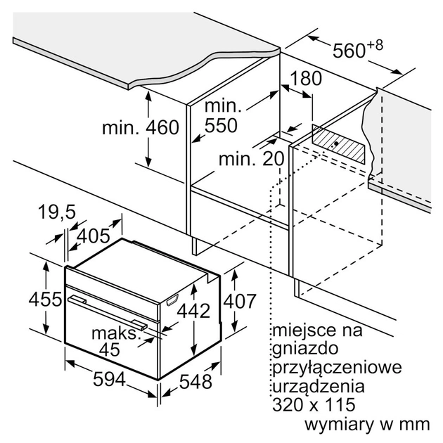 Духова шафа Bosch CSG7364B1 - picture 7