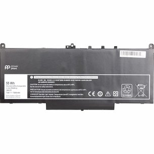 Акумулятор до ноутбука PowerPlant DELL Latitude E7270 (J60J5) 7.6V 7200mAh (NB441143) зображення 1