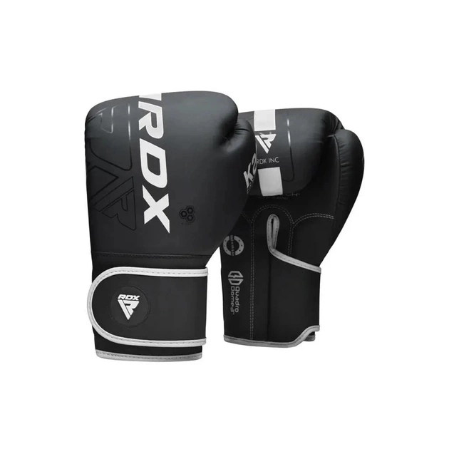 Боксерські рукавички RDX F6 Kara Matte White 12 унцій (BGR-F6MW-12OZ) - зображення 1