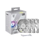 Кулер для корпуса MSI MAG F120 ARGB WHITE-3RW - уменьшенное изображение 3