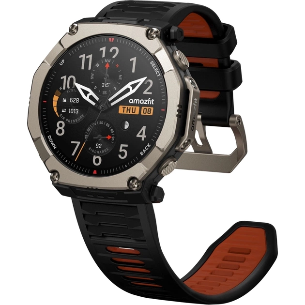 Смарт-годинник Amazfit T-Rex ULTRA 2 W2550GL2N Чорний (1186954) - picture 6