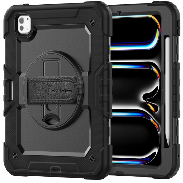 Чехол для планшета Armorstandart Panzer iPad Pro 11 2024 Black (ARM82527) - изображение 1
