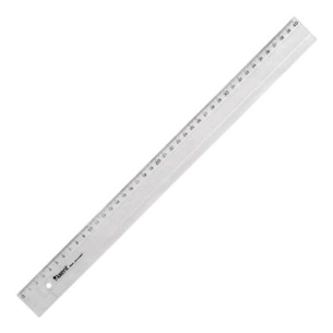 Лінійка Axent plastic, 40cm, clear (7340-А) зображення 1