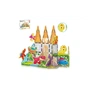 Конструктор Picasso магнітний Tiles Dinosaur Set з 8 фігурками динозаврів 38 деталей (817338028848) - зменшене зображення 3
