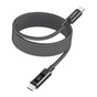 Дата кабель USB-C to USB-C 1.2m PD60W magnetic digital display nylon gray Choetech (XCC-1067-GY) - уменьшенное изображение 9