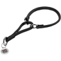 Нашийник для тварин WAUDOG Soft з QR паспортом, круглий, Ш 8 мм Д 32-40 см чорний (75291) - зменшене зображення 2