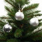 Ялинкова іграшка House Of Seasons Кульки Пластик 27 шт D8 см Сріблясті (8720967923311) - зменшене зображення 2