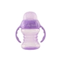 Поїльник-непроливайка Baby Team зі спаутом і ручками 180 мл (5022_фіолетовий) - зменшене зображення 1