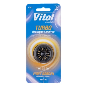 Ароматизатор для автомобіля VITOL Turbo Fruit Garden (VT03) picture 1