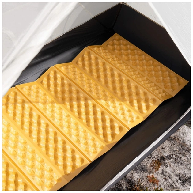 Туристичний килимок Naturehike IXPE CNK2550WS030, алюмінієва плівка, 18 мм, медово-золотий (6977465868190) - picture 10