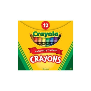Олівці кольорові Crayola воскові, 12 шт (256239.072) изображение 1