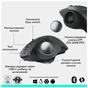 Мишка Logitech MX Ergo S Bluetooth Graphite (910-007260) - зменшене зображення 9