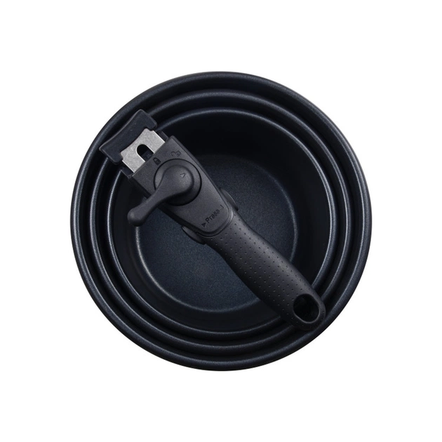 Ківш Bergner Click & cook, набір зі знімною ручкою 1.5/2.1/3 л, 4 предмети (BG-32293-MM) - picture 10