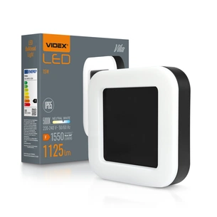 Світильник Videx LED світильник ART IP65 квадратний VIDEX VLE-BHFS-155B 15W 5000K Black (VLE-BHFS-155B) зображення 1