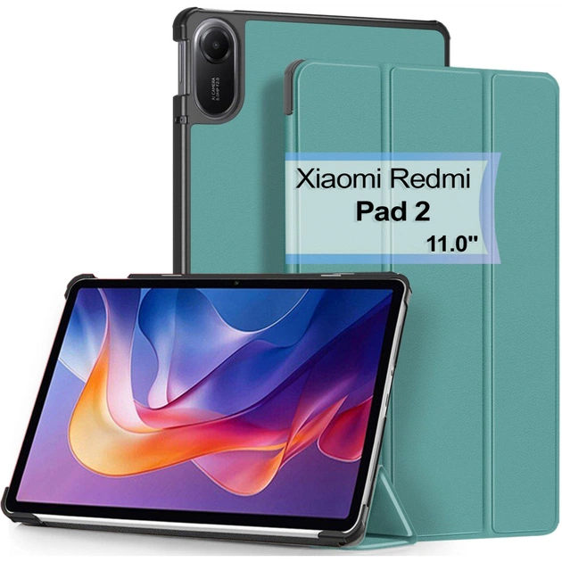 Чехол для планшета BeCover Smart Xiaomi Redmi Pad 2 11.0" Green (713639) - изображение 1