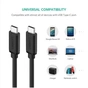 Дата кабель USB-C to USB-C 2.0m US286 3A Black Ugreen (10306) - зменшене зображення 3