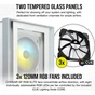 Корпус Corsair iCUE 4000X RGB Tempered Glass White (CC-9011205-WW) - зменшене зображення 7