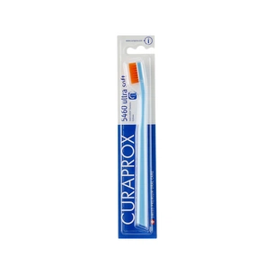 Зубна щітка Curaprox CS 5460 Ultra Soft Ультрам'яка D 0.10 мм Блакитна з помаранчевою щетиною (CS 5460-20) зображення 1