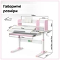 Парта з кріслом ErgoKids TH-330 W/PN + Y-208 KP - зменшене зображення 7