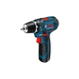 Шуруповерт Bosch GSR 12V-15 12В, 2х2А/год, 15-30Нм, 0-400/400-1300об/хв, набір 10 біт, кейс (0.601.868.10G) - зменшене зображення 2