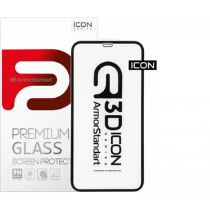 Скло захисне Armorstandart Icon 3D Apple iPhone 12 Black (ARM57192) зображення 1