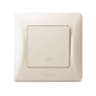 Перемикач Videx BINERA 1кл проміжний кремовий (VF-BNSW1I-CR) - уменьшенное изображение 2