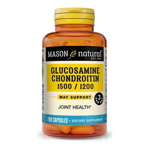 Вітамінно-мінеральний комплекс Mason Natural Глюкозамін та Хондроїтин 1500/1200, Glucosamine Chondroitin, (MAV13038) зображення 1