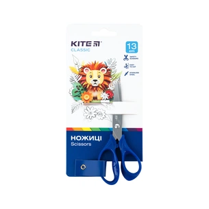Ножиці Kite дитячі Classic синій 13 см (K-122-2) изображение 1