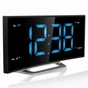 Настільний годинник Technoline WT460 Blue LED з радіо Black/Silver (DAS301824) - зменшене зображення 3