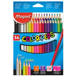 Олівці кольорові ZiBi Color Peps Classic 36 кол. (MP.832017) зображення 1