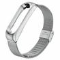 Ремінець до фітнес браслета BeCover Metal для Xiaomi Mi Band 3/4 Silver (704652) - зменшене зображення 1