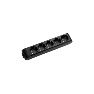 Колодка для подовжувача Panasonic X-tendia із заземленням 5 гнізд black (WLTB04502BL-UA) зображення 1