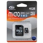 Карта пам'яті Team 4Gb microSDHC class 4 (TUSDH4GCL403) - зменшене зображення 1