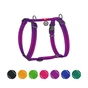 Шлея для собак WAUDOG Nylon Mono з QR-паспортом, пластиковий фастекс L фіолетова (52749) - зменшене зображення 1