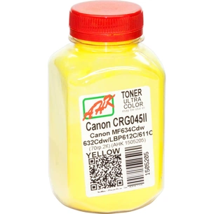 Тонер Canon MF610/630, 70г Yellow AHK (1505205) зображення 1