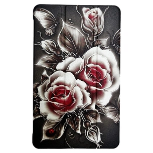 Чохол до планшета BeCover Smart Case Samsung Tab A9 SM-X115 8.7" Black Rose (711266) зображення 1