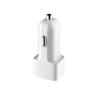 Зарядний пристрій ColorWay 2USB AUTO ID 2.4A (12W) white (CW-CHA009-WT) - зменшене зображення 3