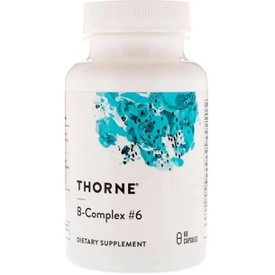 Вітамін Thorne Research В-Комплекс №6, B-Complex 6, 60 капсул (THR-10603) зображення 1