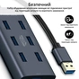 Концентратор Promate USB Hub 7 ports ezhub-7.grey (ezhub-7.grey) - зменшене зображення 9
