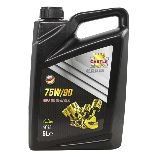 Трансмісійна олива CASTLE MOTOR OILS 75W90 5л - зображення 1