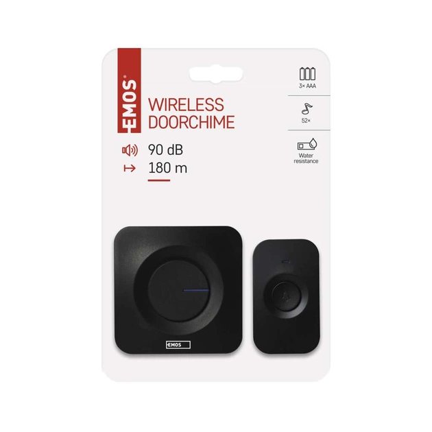 Дверний дзвінок EMOS бездротовий P5728 з кнопкою (P5728) - picture 4