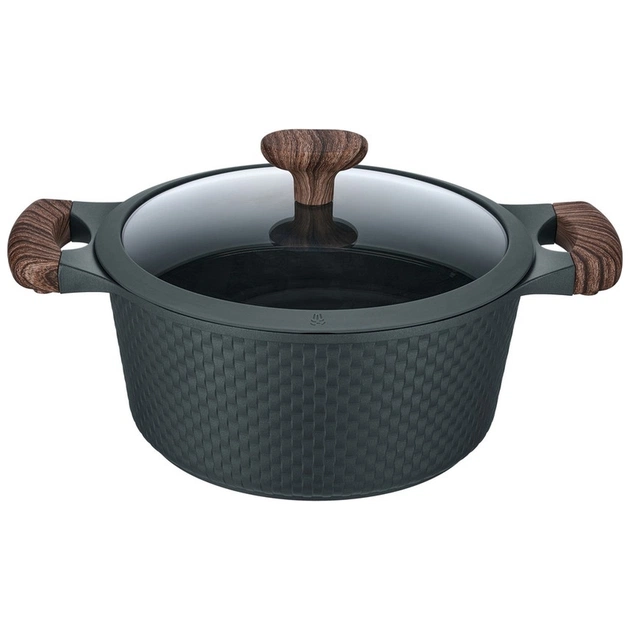 Каструля Resto Ran чорна 24 см 4,2 л (93903) - picture 1