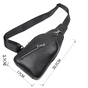 Сумка Vintage Флотар через плече Чорна (14973) - зменшене зображення 3