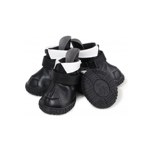 Черевики для собак Ruispet для малих порід, з флісовою підкладкою 4 шт №4 чорні (2700000033029) зображення 1