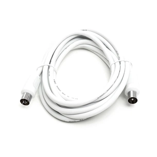 Кабель телевизионный PowerPlant AV 75 Ом, 3.0 м, white (CA911943) изображение 1