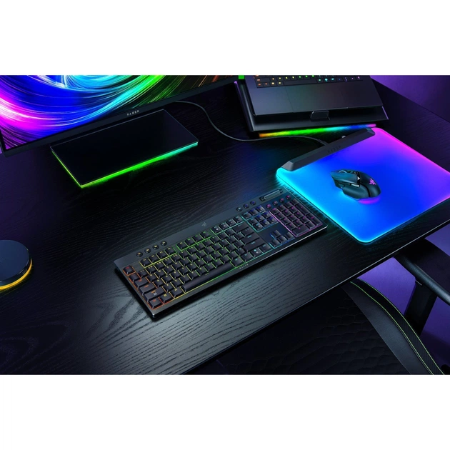 Клавіатура Razer BlackWidow V4 Low-Profile Wireless/Bluetooth/USB Orange switch UA Black (RZ03-05270800-R3M1) - зображення 11
