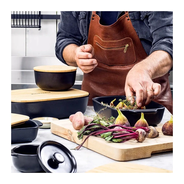 Миска KitchenAid Matte Oven-to-table з чорного керамограніту з кришкою (CC004972-001) - picture 10